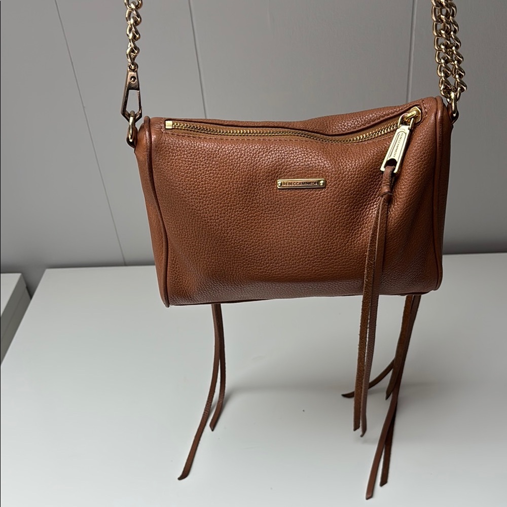 Rebecca Minkoff Brown Leather Crossbody Bag - Picture 10 of 14